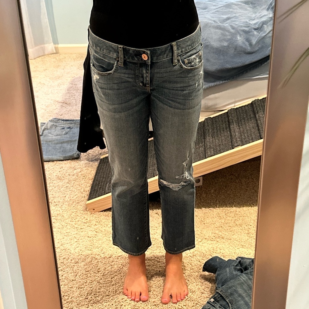 Vintage American Eagle Cropped Denim Jeans